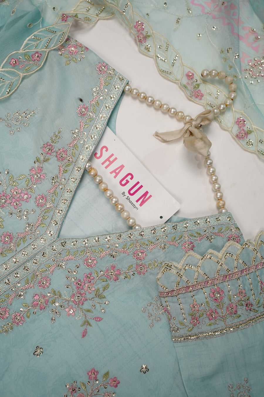ORIGINAL BIN SAEED PRINTED EMBROIDERED LAWN HST-001