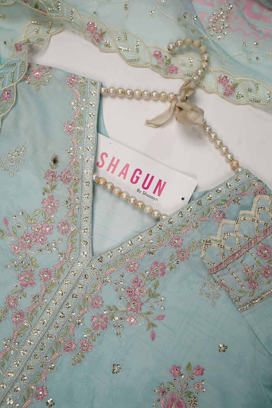 ORIGINAL BIN SAEED PRINTED EMBROIDERED LAWN HST-001