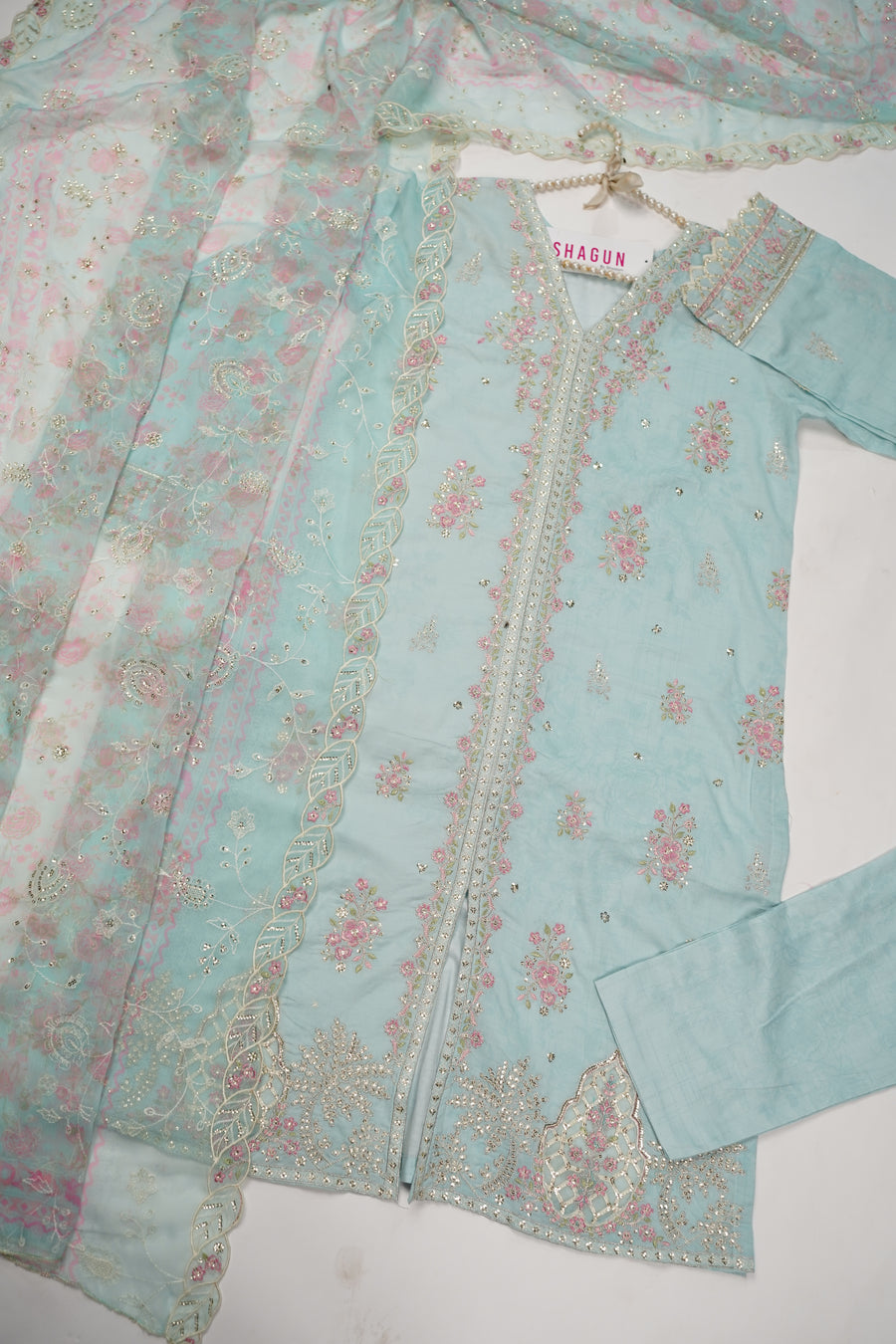 ORIGINAL BIN SAEED PRINTED EMBROIDERED LAWN HST-001