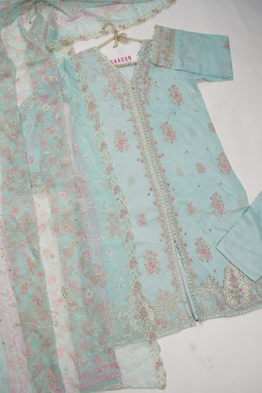 ORIGINAL BIN SAEED PRINTED EMBROIDERED LAWN HST-001