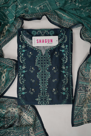 ORIGINAL BIN SAEED PRINTED EMBROIDERED LAWN HST-004