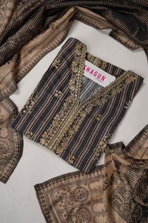 ORIGINAL BIN SAEED PRINTED EMBROIDERED LAWN HST-002