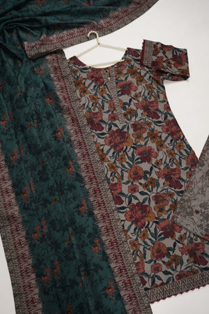 Original Tawakal khaddar 3pc collection MN-04