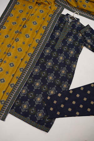Original Tawakal khaddar 3pc collection MN-09