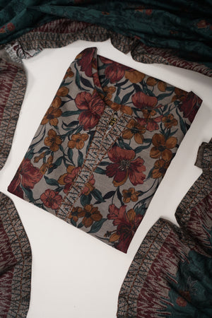 Original Tawakal khaddar 3pc collection MN-04