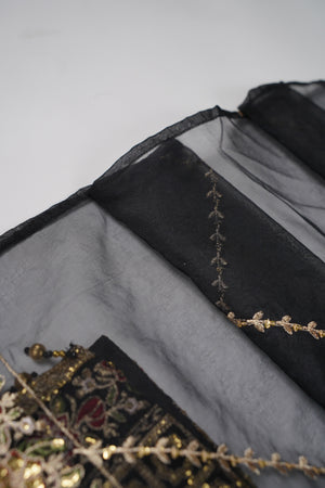 Rang-e-Noor Eid Collection SR-01 Black