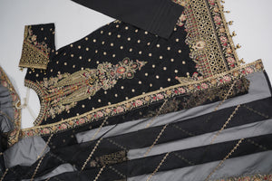Rang-e-Noor Eid Collection SR-01 Black