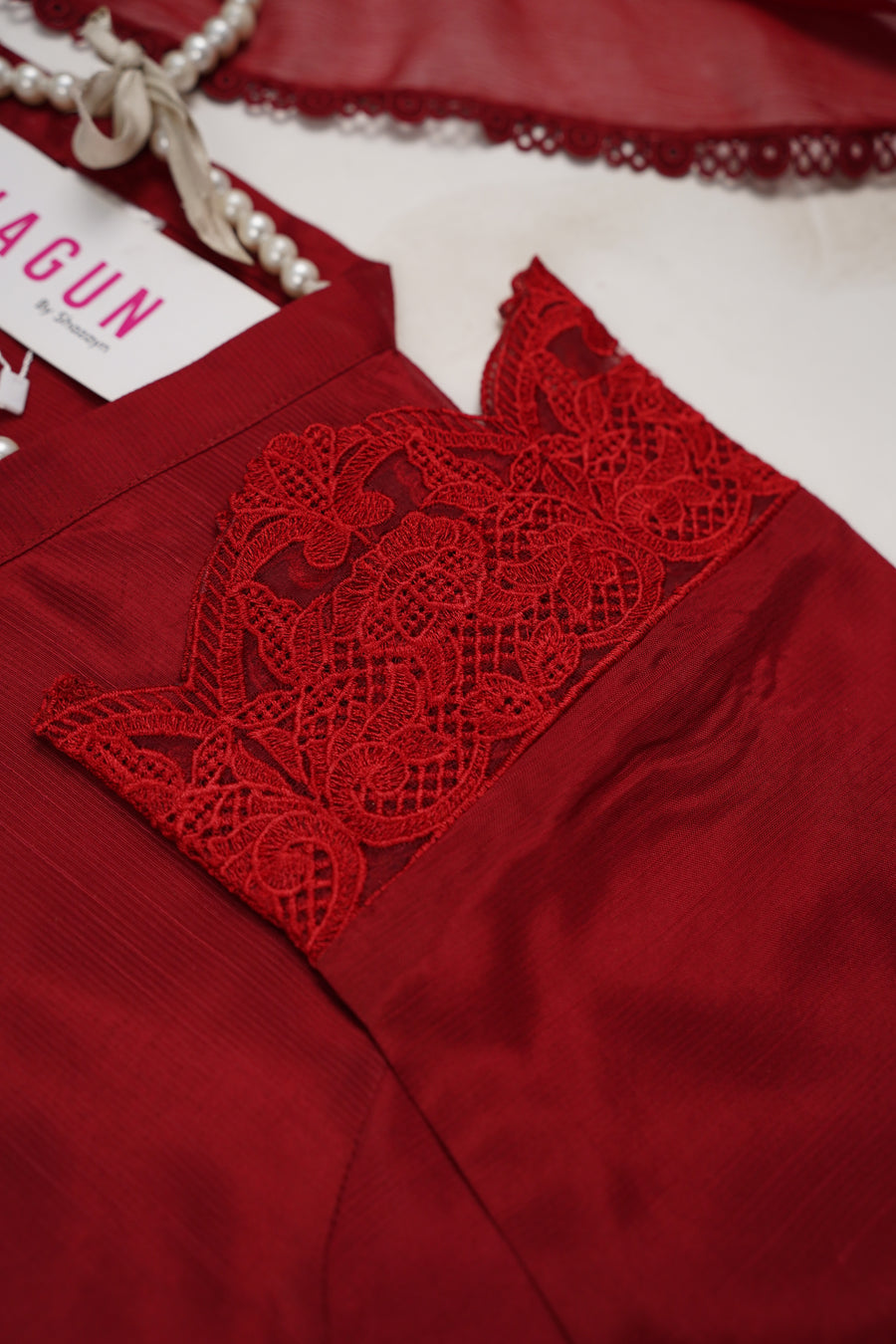 3Pcs Farshi set design (Red)
