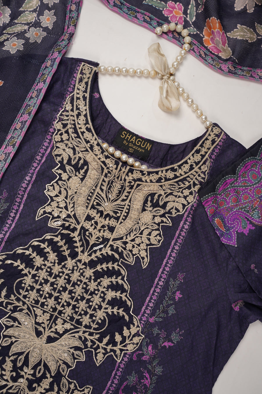 Original Asim Jofa 3pcs Lawn  Collection MT-02
