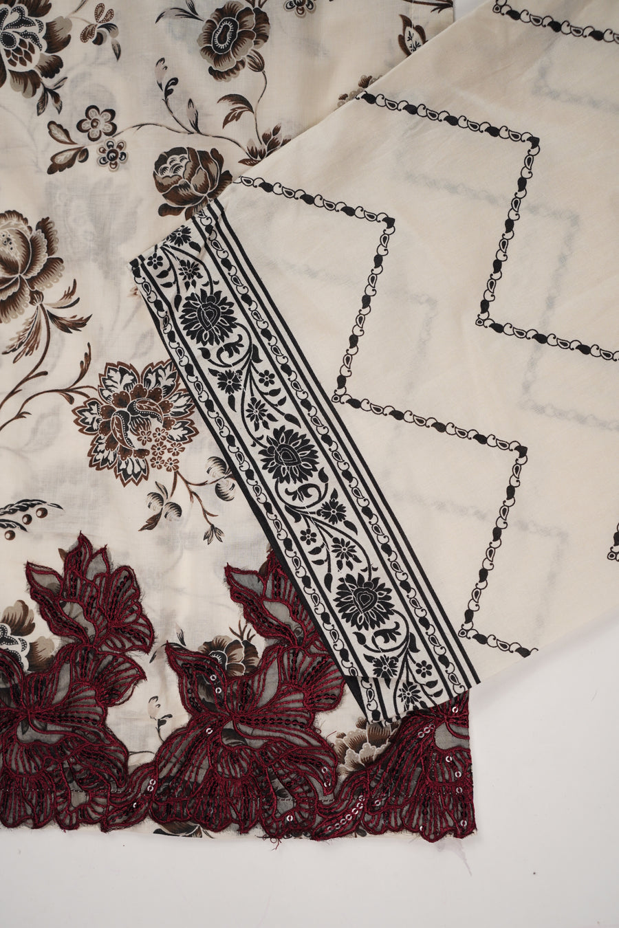 Original Asim Jofa 3pcs Lawn  Collection MT-05