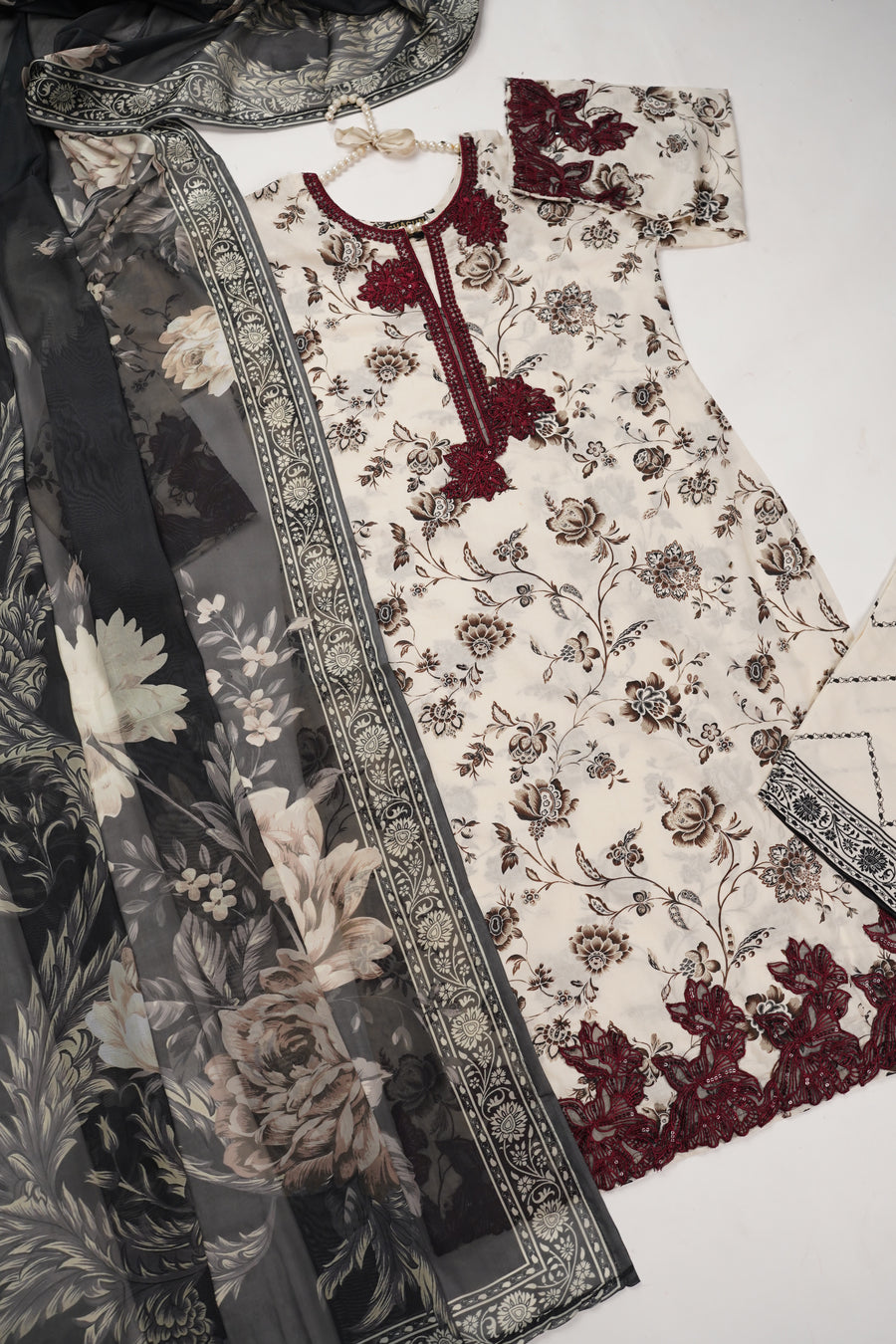 Original Asim Jofa 3pcs Lawn  Collection MT-05