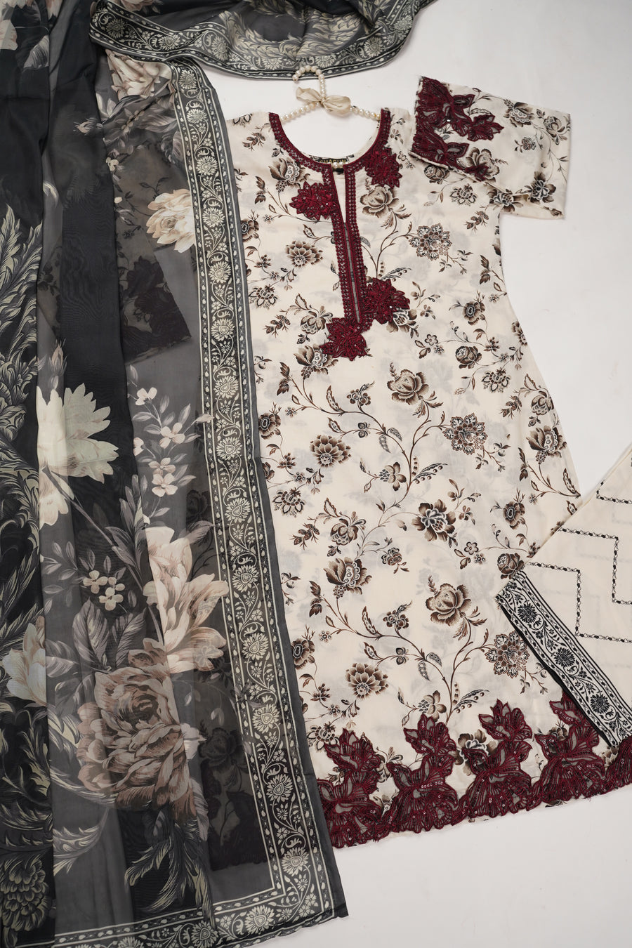 Original Asim Jofa 3pcs Lawn  Collection MT-05