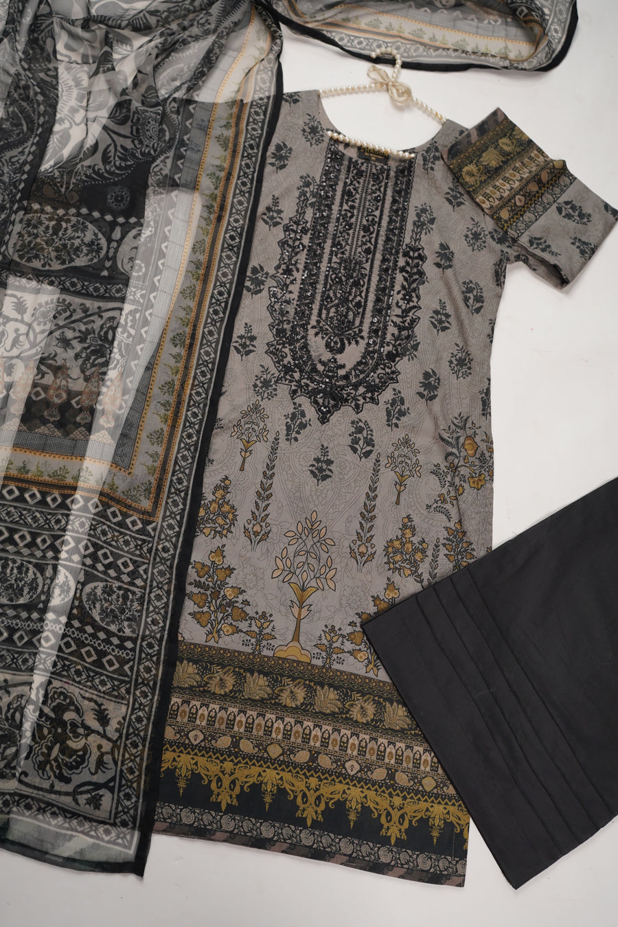 Original Asim Jofa 3pcs Lawn  Collection MT-07