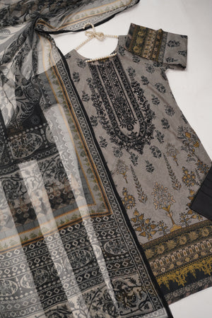Original Asim Jofa 3pcs Lawn  Collection MT-07