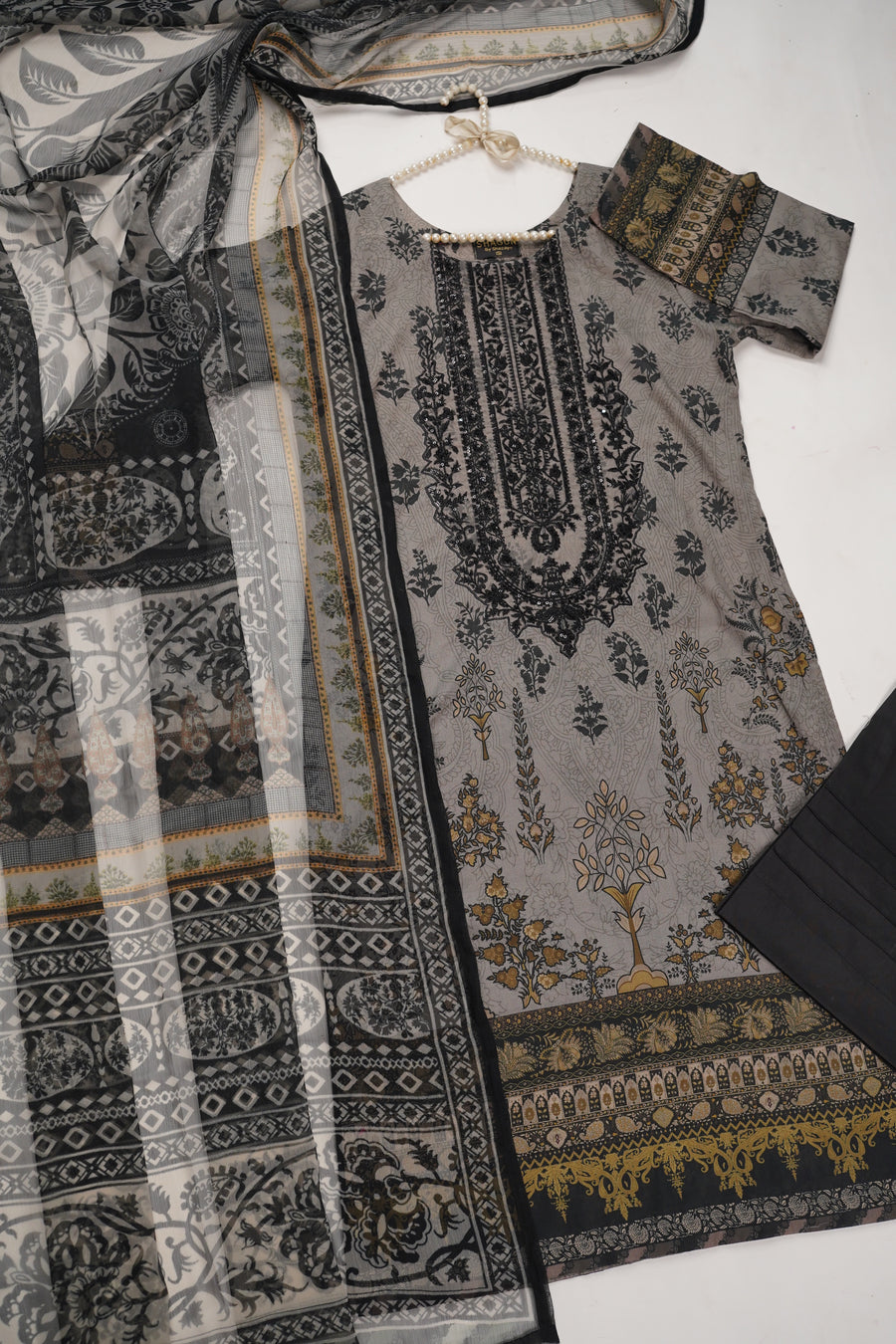 Original Asim Jofa 3pcs Lawn  Collection MT-07