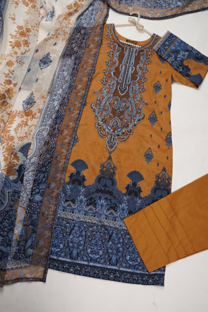 Original Asim Jofa 3pcs Lawn  Collection MT-01