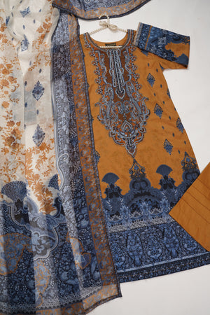 Original Asim Jofa 3pcs Lawn  Collection MT-01