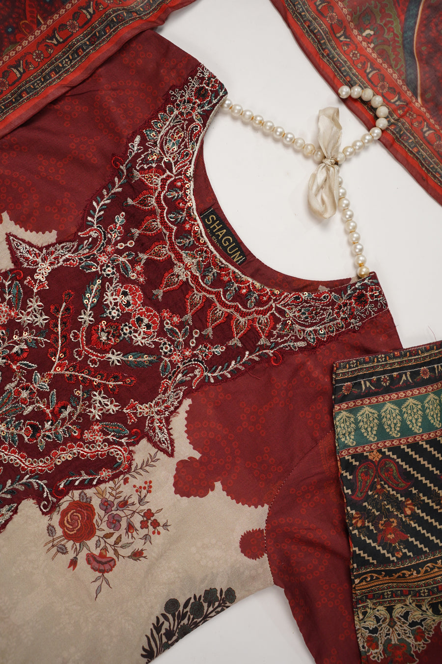 Original Asim Jofa 3pcs Lawn  Collection MT-03
