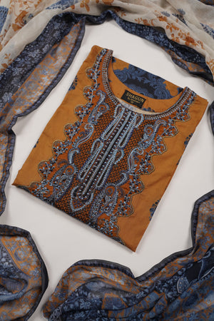 Original Asim Jofa 3pcs Lawn  Collection MT-01