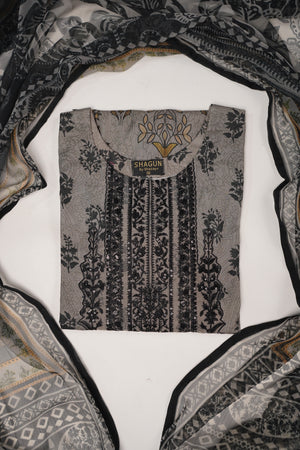 Original Asim Jofa 3pcs Lawn  Collection MT-07