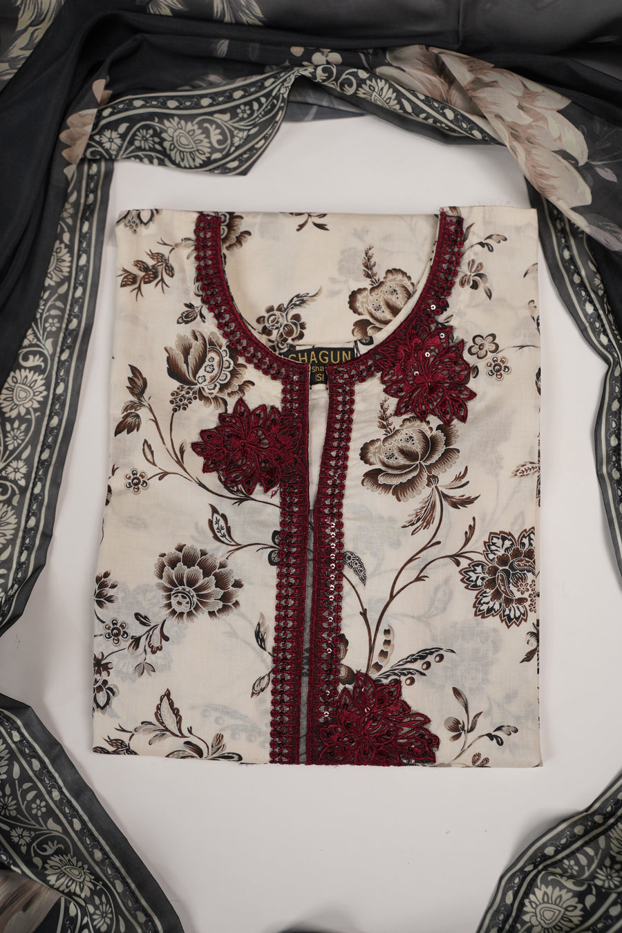 Original Asim Jofa 3pcs Lawn  Collection MT-05