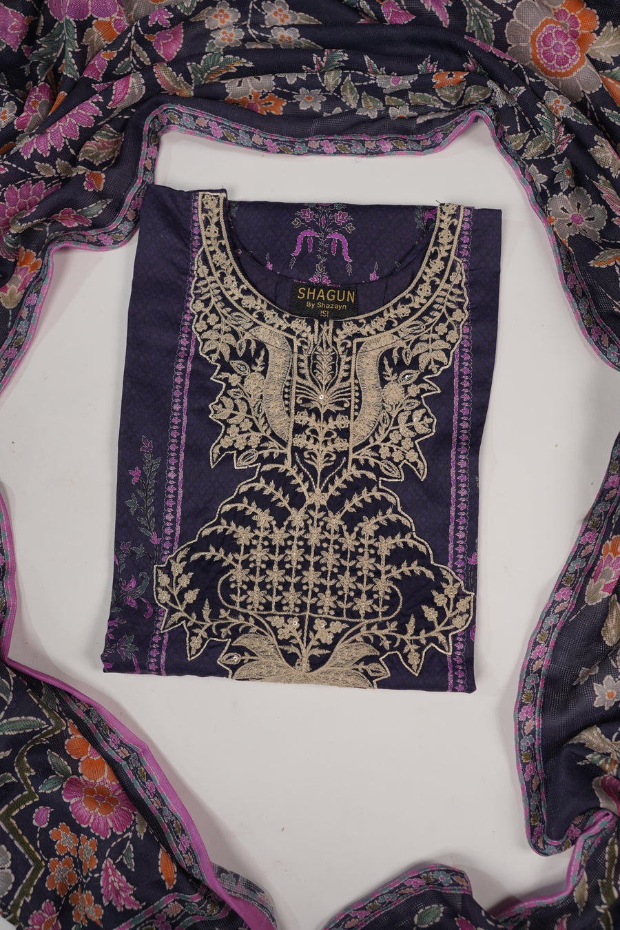 Original Asim Jofa 3pcs Lawn  Collection MT-02