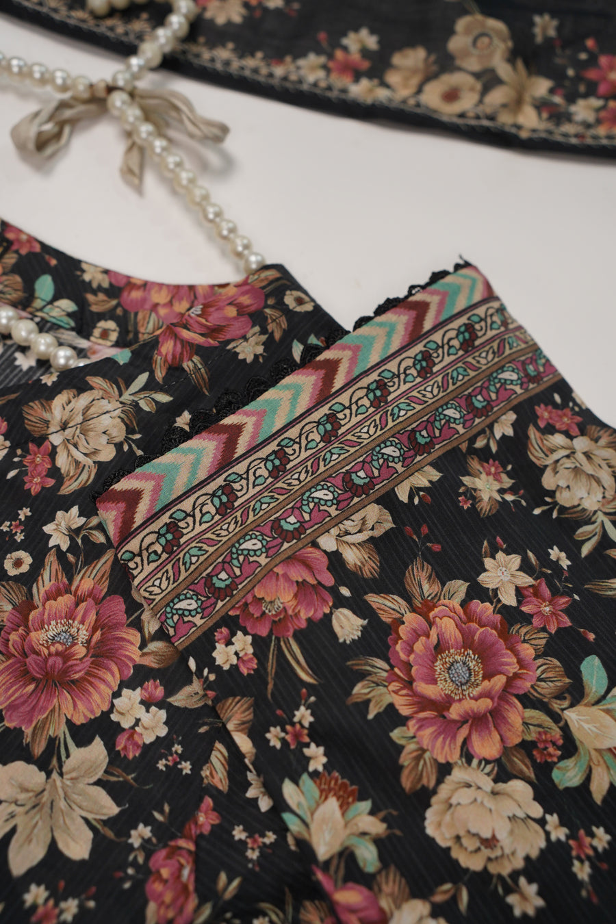 Bin Saeed - Trousers - Exclusive Printed 3PC Collection RB-01