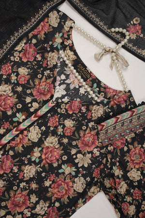 Bin Saeed - Trousers - Exclusive Printed 3PC Collection RB-01