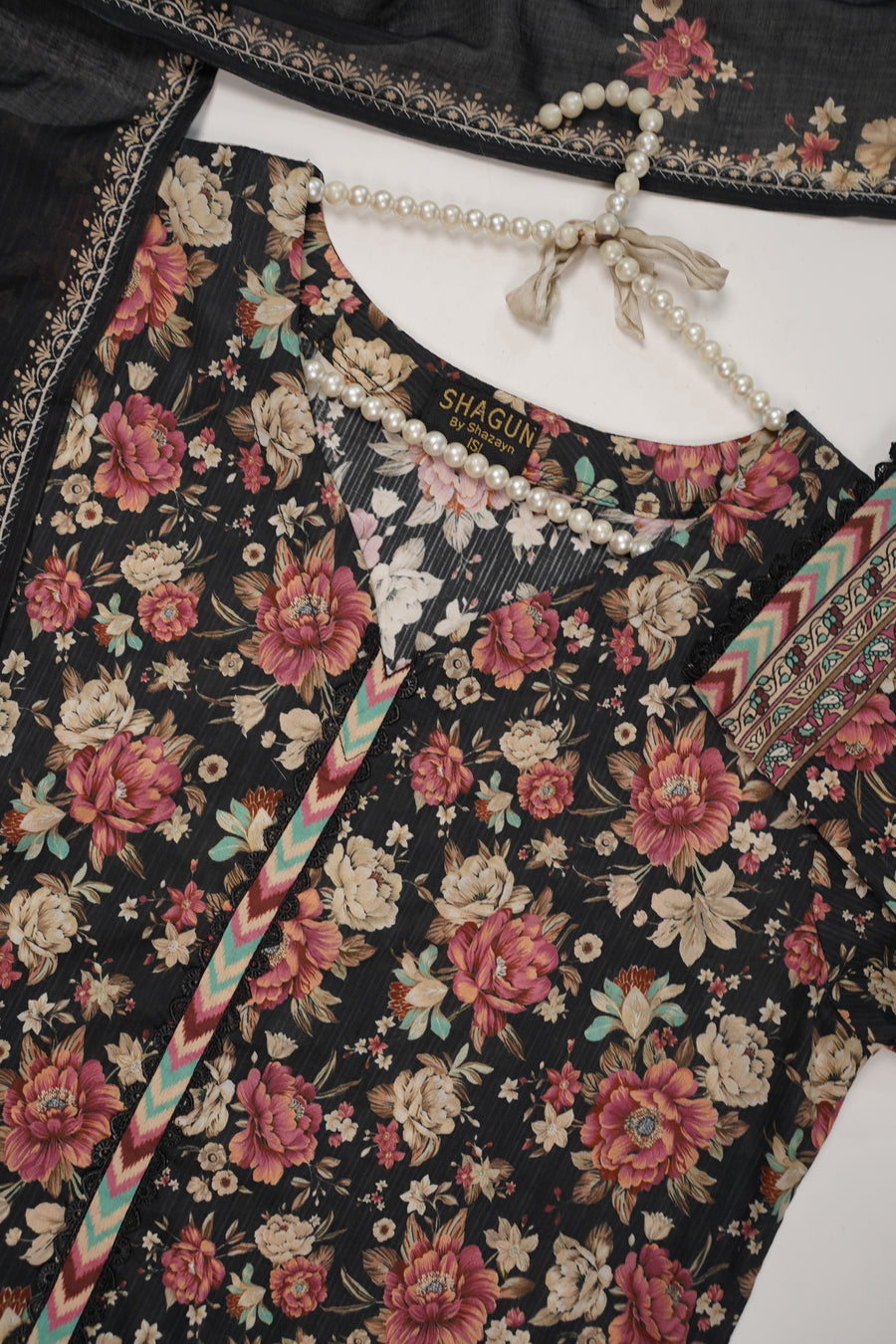 Bin Saeed - Trousers - Exclusive Printed 3PC Collection RB-01