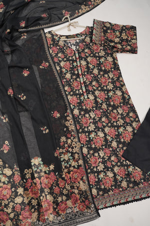 Bin Saeed - Trousers - Exclusive Printed 3PC Collection RB-01