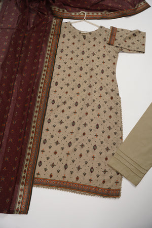 Original Bin Saeed Lawn Collection  TZT-01