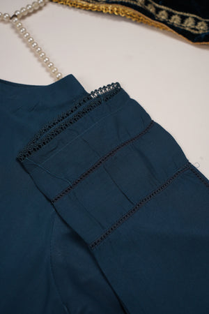 Shagun Linen Collection With Velvet Shawl YT-04
