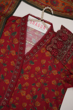 SADA BAHAR Khaddar 3 PCS Collection TK-01