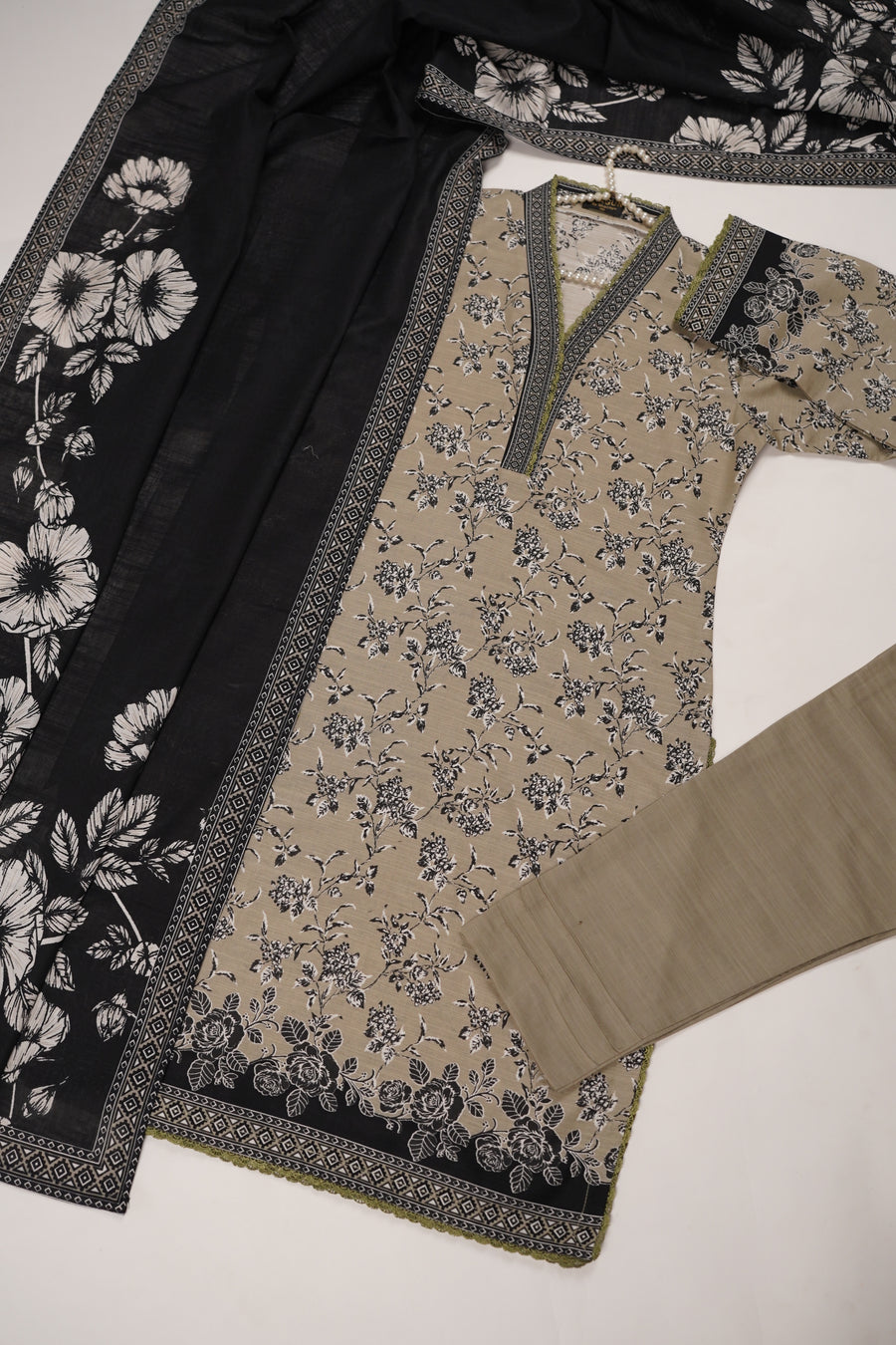 Original Bin Saeed Khaddar 3 PCS Collection SP-01