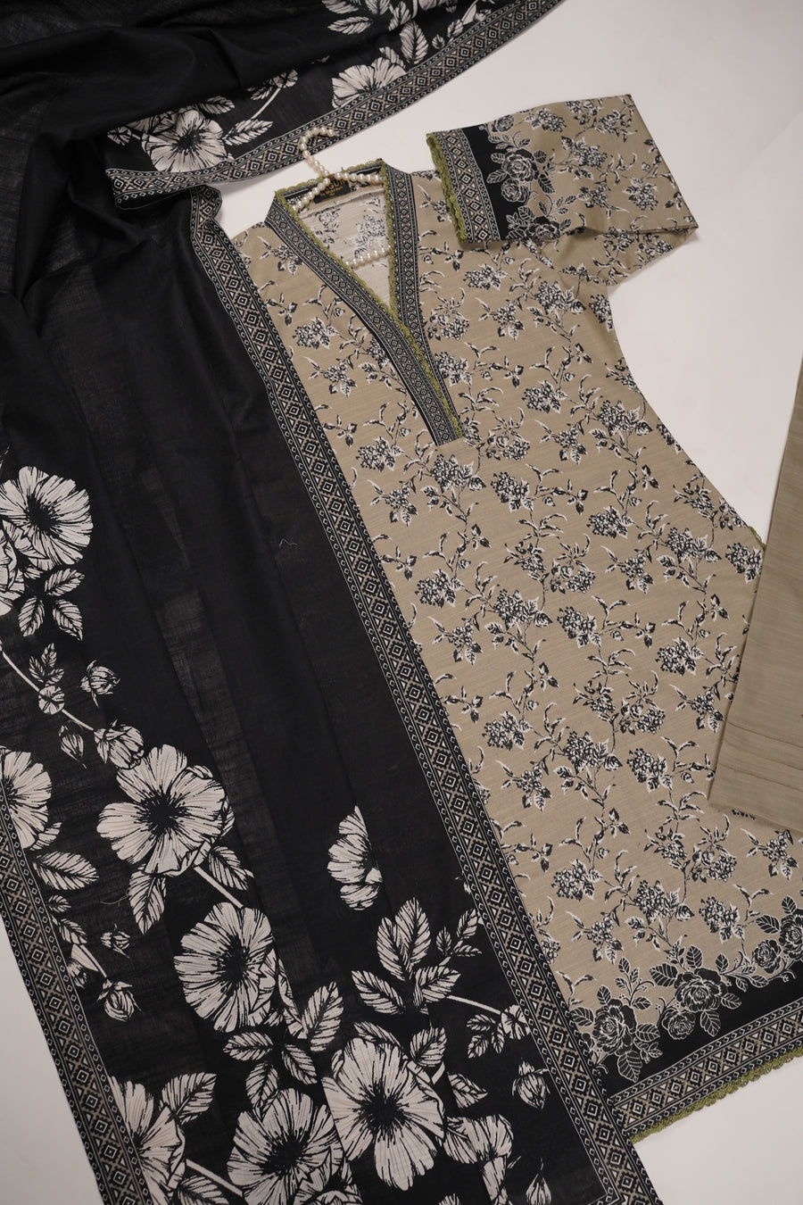 Original Bin Saeed Khaddar 3 PCS Collection SP-01