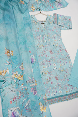 Original Bin Saeed Lawn Collection  TZT-03