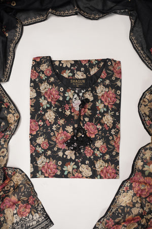 Bin Saeed - FARSHI -Exclusive Printed 3PC Collection RB-02