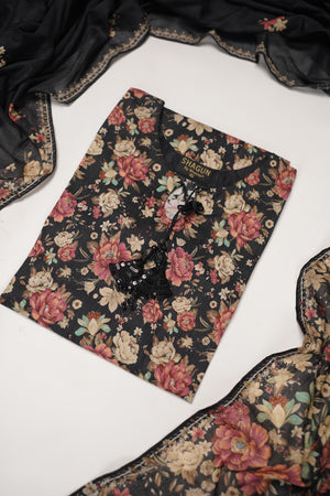 Bin Saeed - FARSHI -Exclusive Printed 3PC Collection RB-02