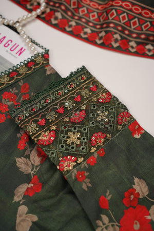 SADA BAHAR Khaddar 3 PCS Collection TK-03