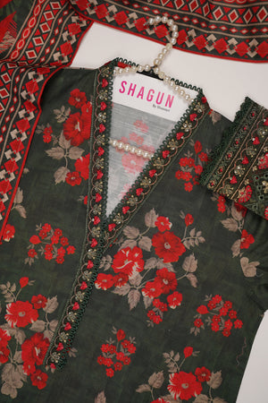 SADA BAHAR Khaddar 3 PCS Collection TK-03