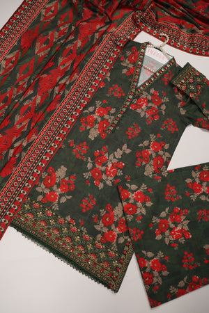 SADA BAHAR Khaddar 3 PCS Collection TK-03