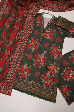 SADA BAHAR Khaddar 3 PCS Collection TK-03