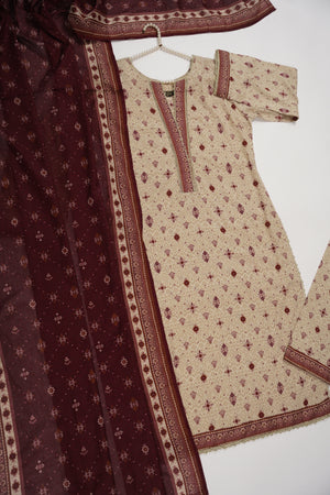 Original Bin Saeed Lawn Collection  TZT-08
