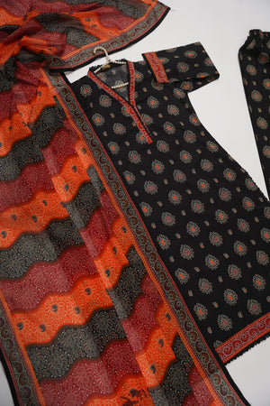 Original Bin Saeed Lawn Collection  TZT-09