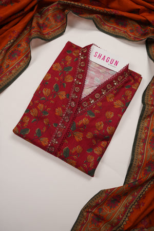 SADA BAHAR Khaddar 3 PCS Collection TK-01