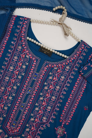 shagun exclusive plazo trouser lawn collection vol 2 HD-07