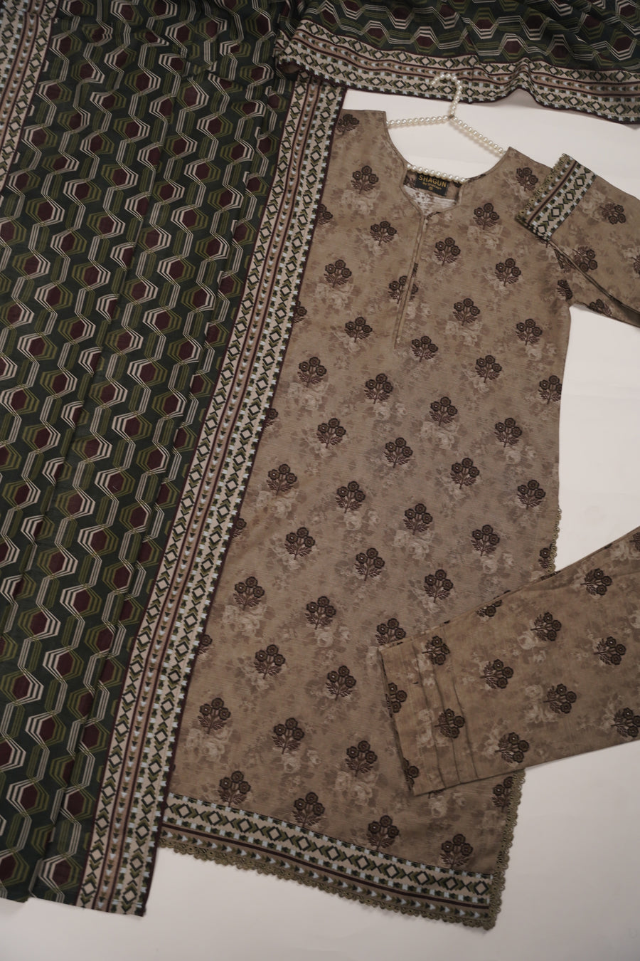 Original Tawakal khaddar 3pc collection bz-03