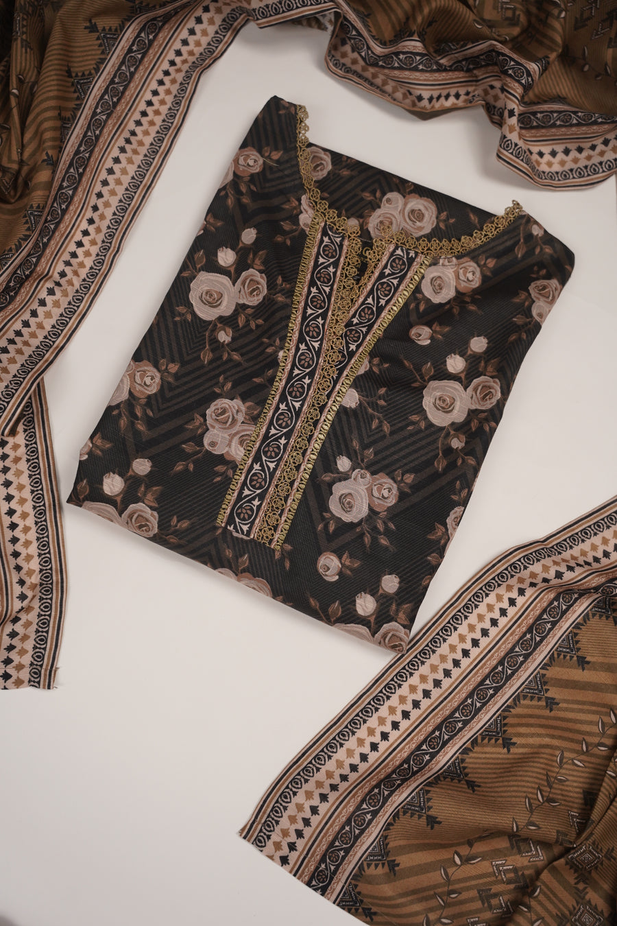 Original Tawakal khaddar 3pc collection bz-10