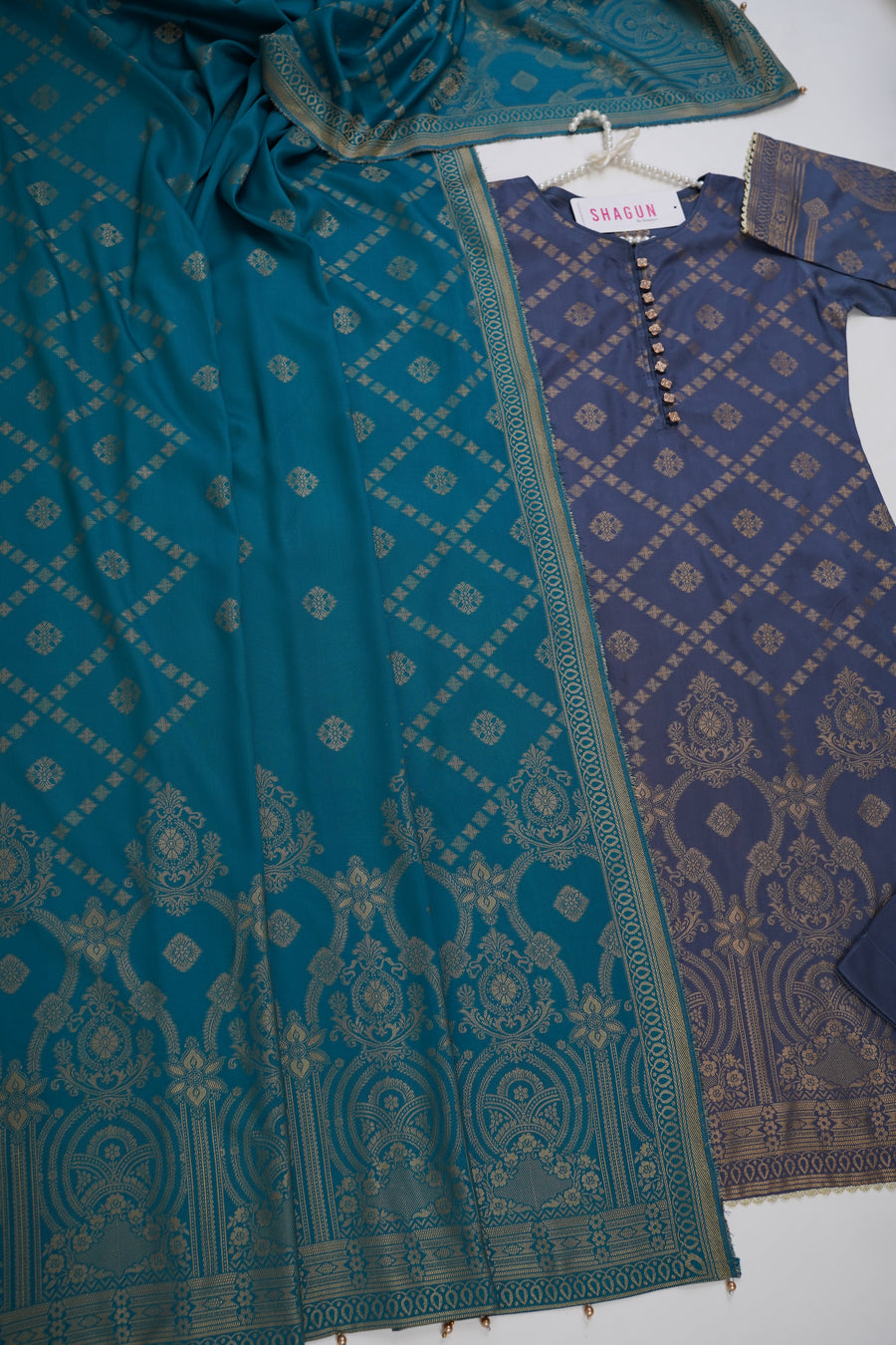 Aira Original Tawakkal Branded Collection - Staple Broshia Banarsi  Fabric - Vol 4 Eid collection 2024 SS-04