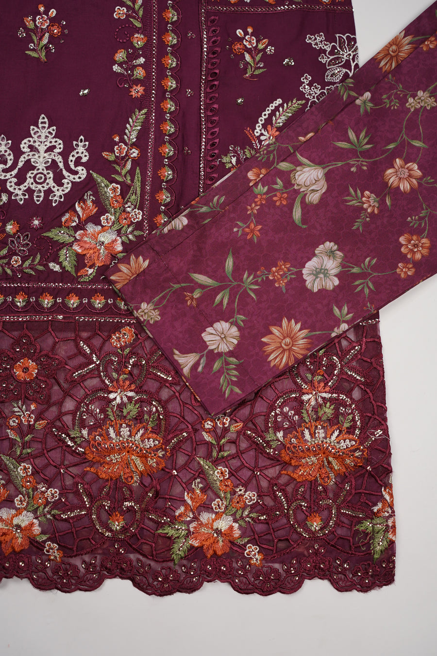 ORIGINAL BIN SAEED EMBROIDERED COTTON EID COLLECTION FH-005